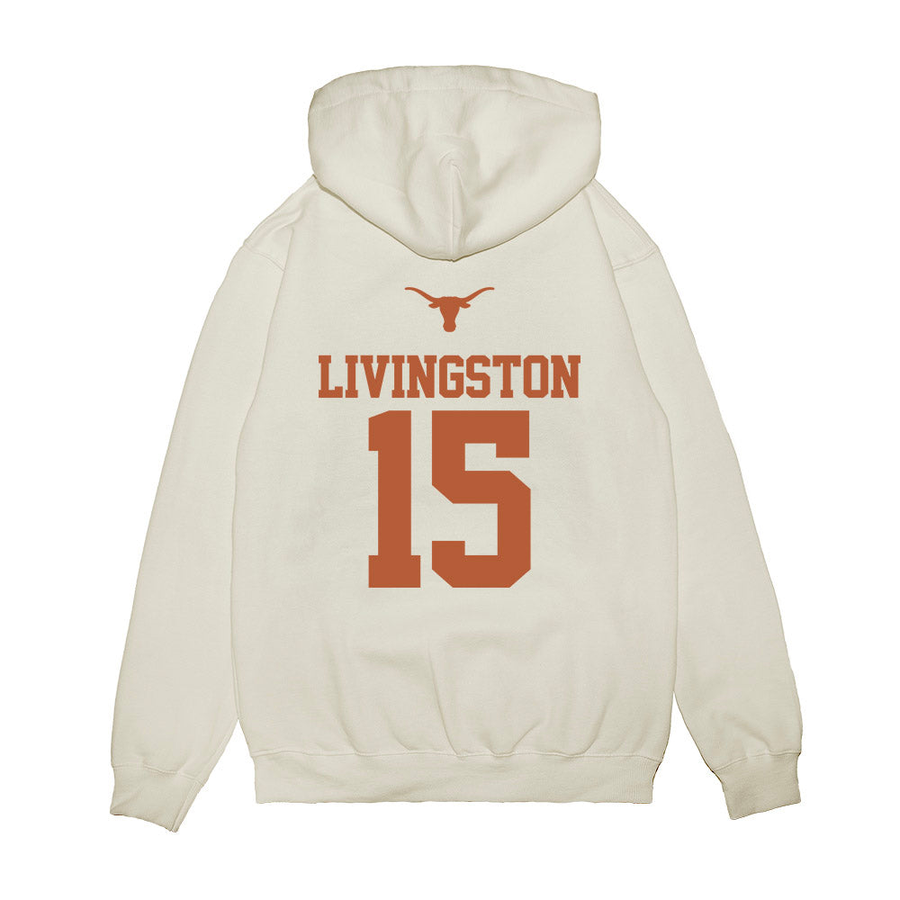 Texas - NCAA Baseball : Josh Livingston - USA Raglan Premium Hooded Sweatshirt-1