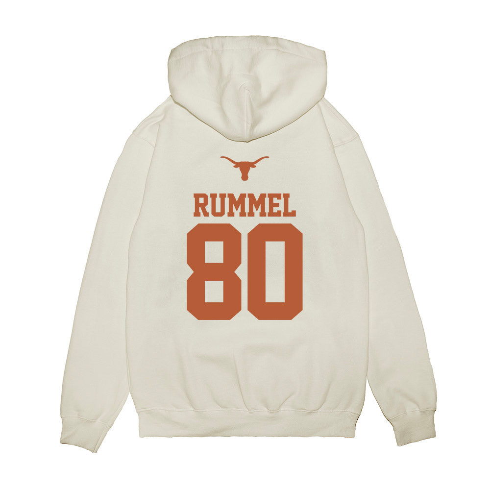 Texas - NCAA Baseball : Cooper Rummel - USA Raglan Premium Hooded Sweatshirt-1