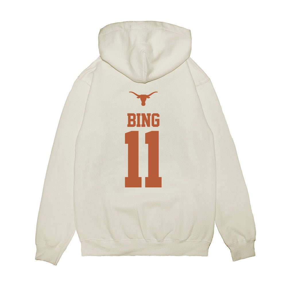 Texas - NCAA Baseball : Kade Bing - USA Raglan Premium Hooded Sweatshirt-1