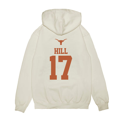 Texas - NCAA Baseball : Will Hill - USA Raglan Premium Hooded Sweatshirt-1