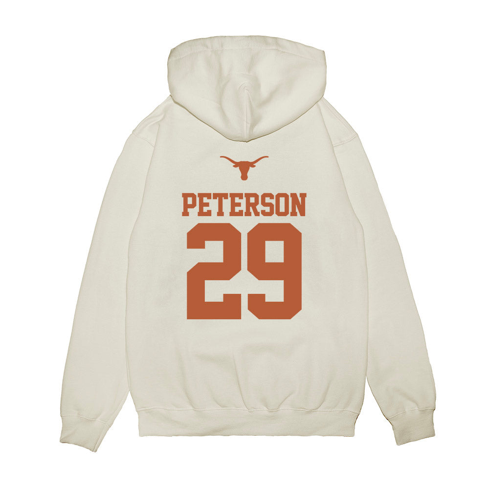 Texas - NCAA Baseball : Blake Peterson - USA Raglan Premium Hooded Sweatshirt-1