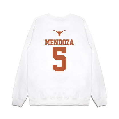Texas - NCAA Baseball : Ethan Mendoza - USA Raglan Premium Crewneck Sweatshirt-1