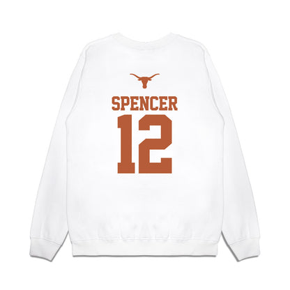 Texas - NCAA Baseball : Jared Spencer - USA Raglan Premium Crewneck Sweatshirt-1
