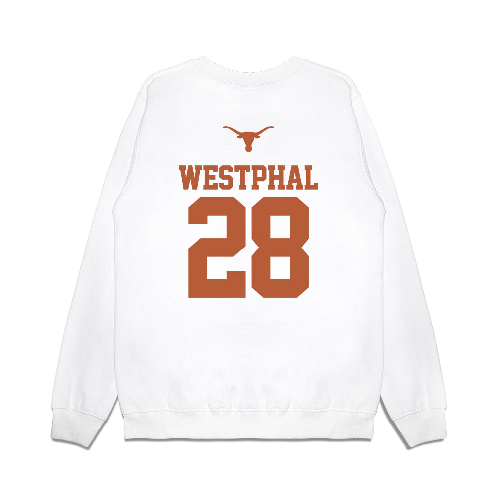 Texas - NCAA Baseball : Grady Westphal - USA Raglan Premium Crewneck Sweatshirt-1