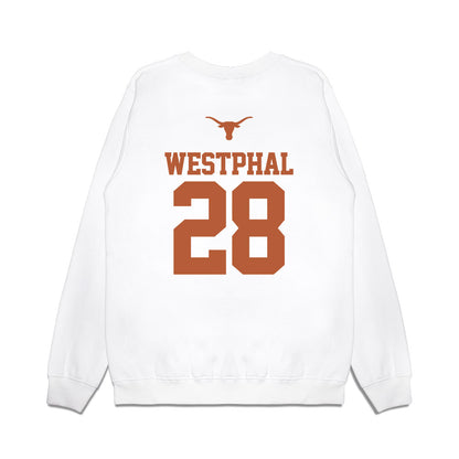 Texas - NCAA Baseball : Grady Westphal - USA Raglan Premium Crewneck Sweatshirt-1