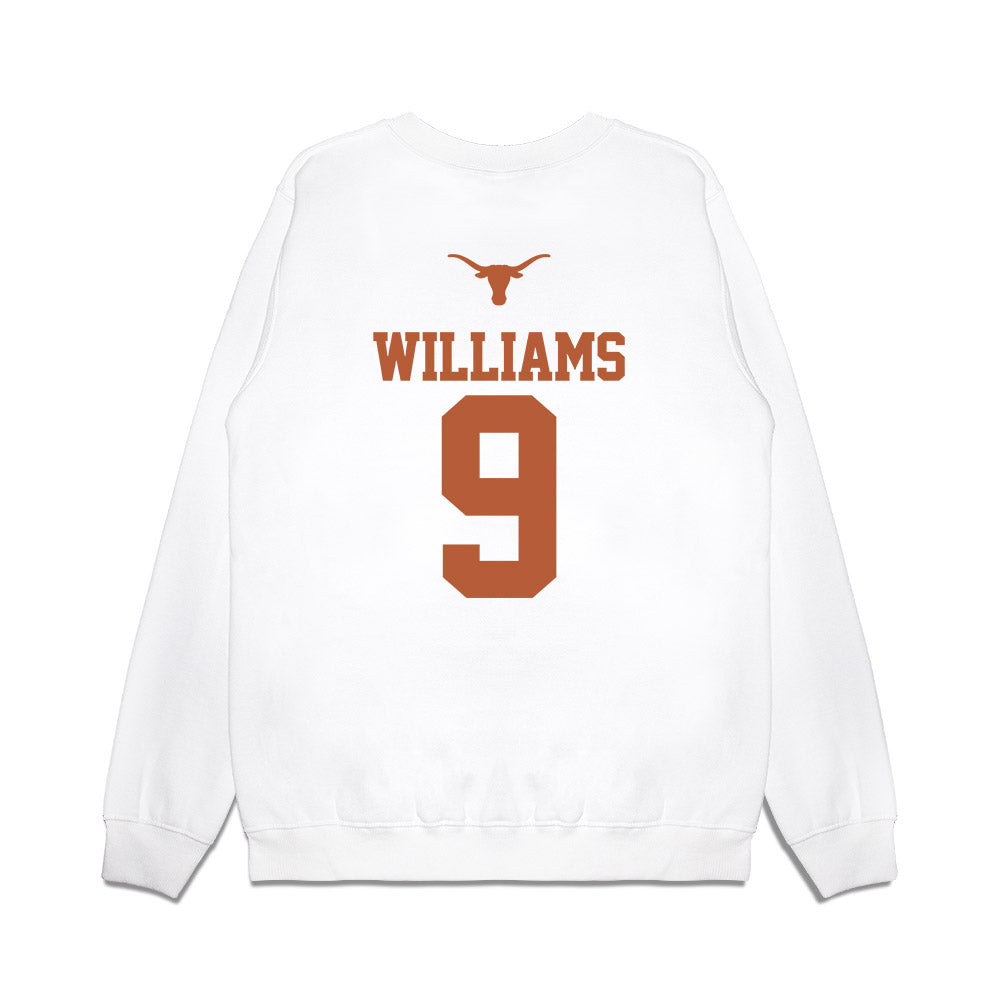 Texas - NCAA Baseball : Jonah Williams - USA Raglan Premium Crewneck Sweatshirt-1