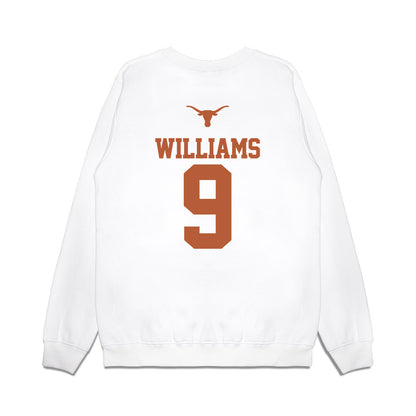 Texas - NCAA Baseball : Jonah Williams - USA Raglan Premium Crewneck Sweatshirt-1