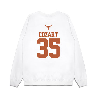 Texas - NCAA Baseball : Samuel Cozart - USA Raglan Premium Crewneck Sweatshirt-1