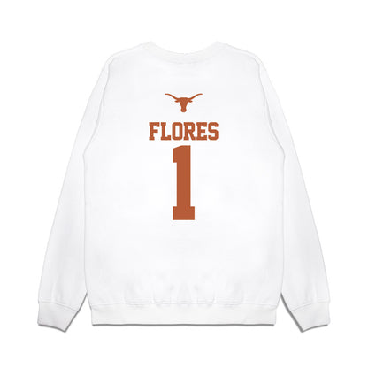 Texas - NCAA Baseball : jalin flores - USA Raglan Premium Crewneck Sweatshirt-1
