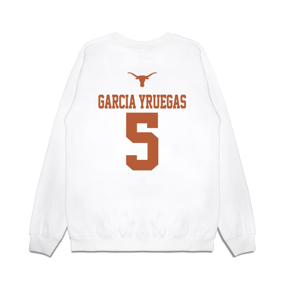 Texas - NCAA Baseball : Felix Garcia Yruegas - USA Raglan Premium Crewneck Sweatshirt-1