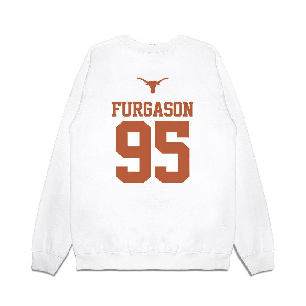 Texas - NCAA Baseball : Jadyn Furgason - USA Raglan Premium Crewneck Sweatshirt-1