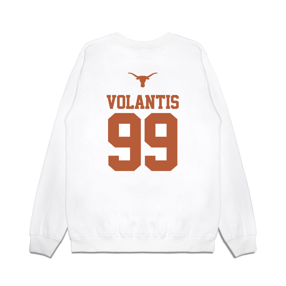 Texas - NCAA Baseball : Dylan Volantis - USA Raglan Premium Crewneck Sweatshirt-1