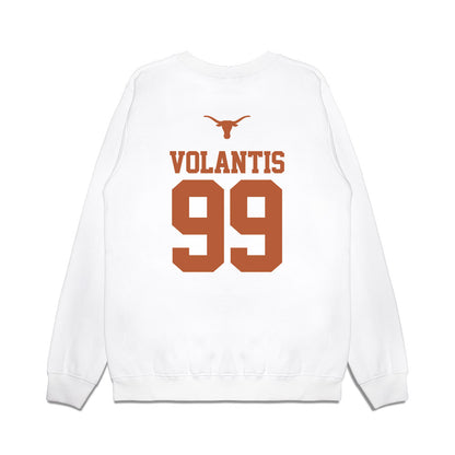 Texas - NCAA Baseball : Dylan Volantis - USA Raglan Premium Crewneck Sweatshirt-1
