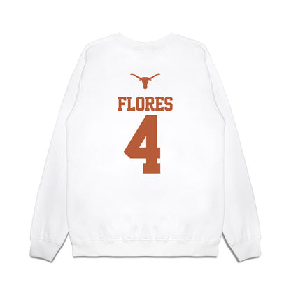 Texas - NCAA Baseball : Jason Flores - USA Raglan Premium Crewneck Sweatshirt-1