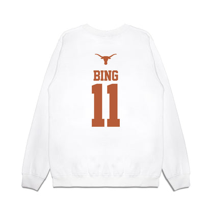 Texas - NCAA Baseball : Kade Bing - USA Raglan Premium Crewneck Sweatshirt-1