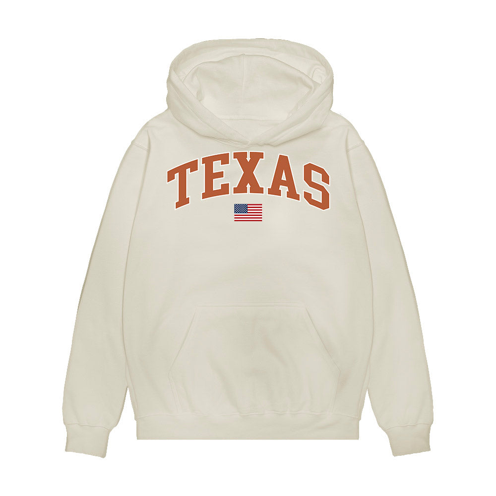 Texas - NCAA Baseball : Peyton Powell - USA Raglan Premium Hooded Sweatshirt-0