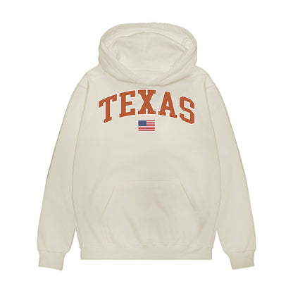 Texas - NCAA Baseball : Oliver Service - USA Raglan Premium Hooded Sweatshirt-0