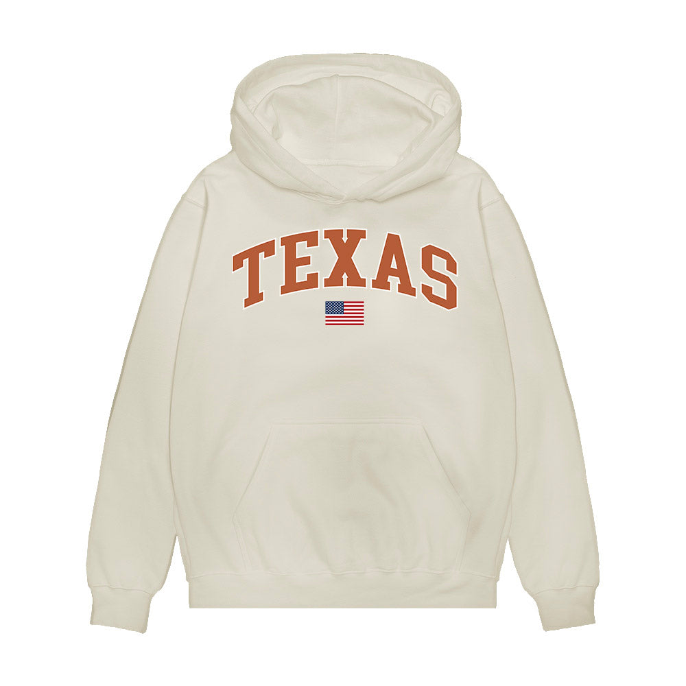 Texas - NCAA Baseball : Andrew Ermis - USA Raglan Premium Hooded Sweatshirt-0