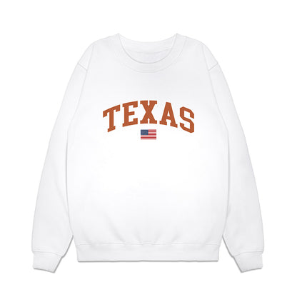 Texas - NCAA Baseball : Connor McCreery - USA Raglan Premium Crewneck Sweatshirt-0