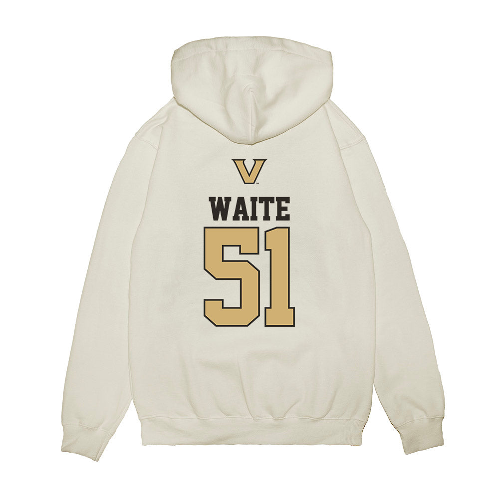 Vanderbilt - NCAA Baseball : Ryker Waite - USA Premium Hooded Sweatshirt-1