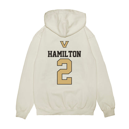 Vanderbilt - NCAA Baseball : RJ Hamilton - USA Premium Hooded Sweatshirt-1