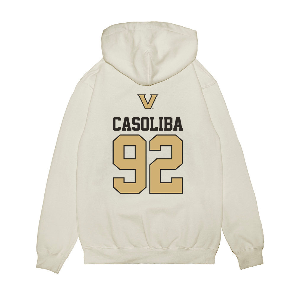 Vanderbilt - NCAA Baseball : Adria Casoliba - USA Premium Hooded Sweatshirt-1