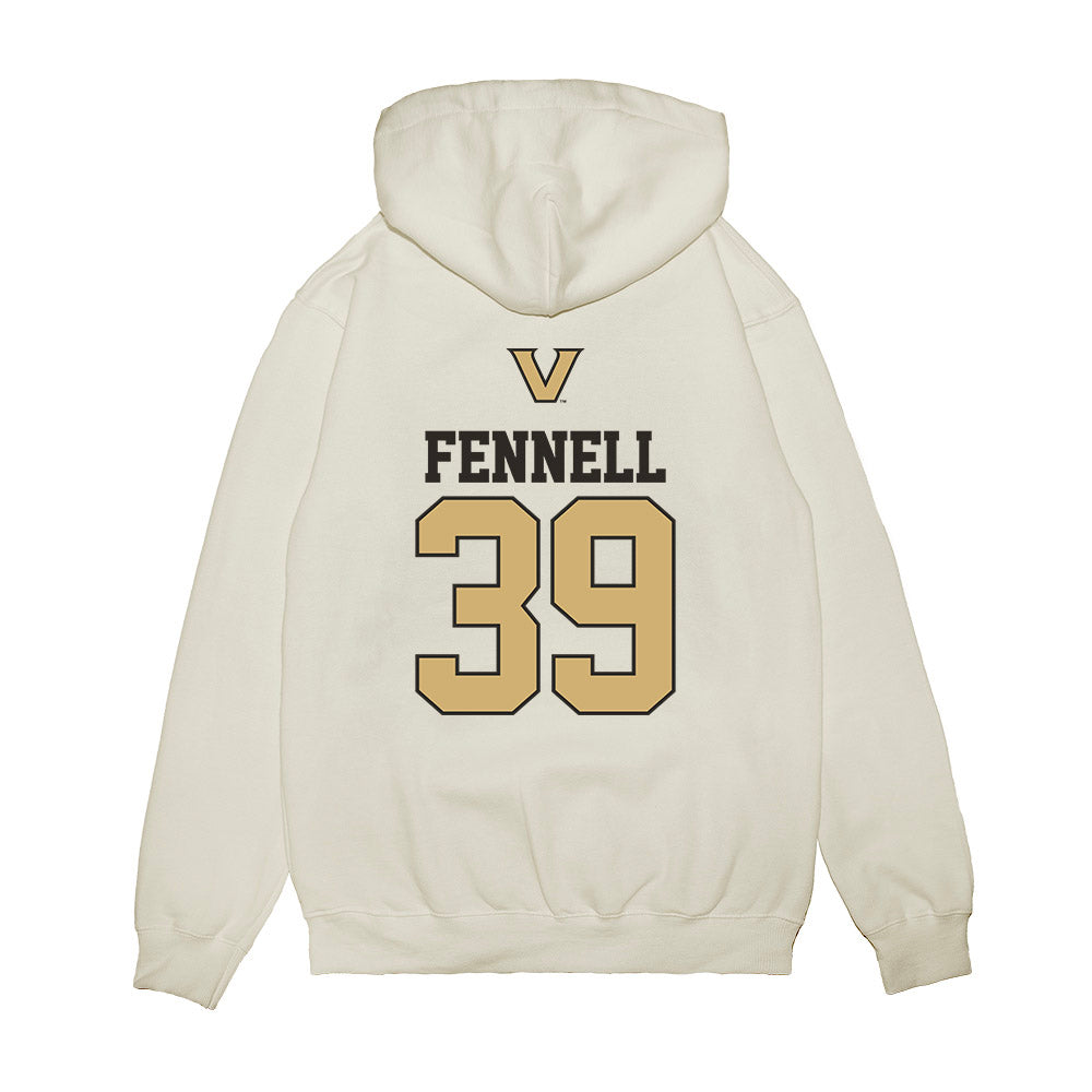 Vanderbilt - NCAA Baseball : Connor Fennell - USA Premium Hooded Sweatshirt-1