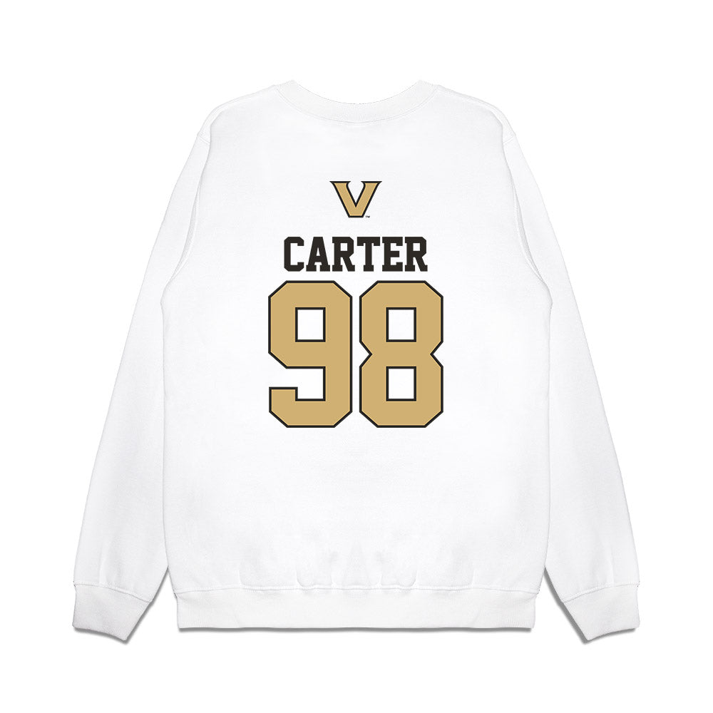 Vanderbilt - NCAA Baseball : Greysen Carter - USA Premium Crewneck Sweatshirt-1