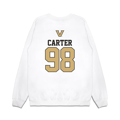 Vanderbilt - NCAA Baseball : Greysen Carter - USA Premium Crewneck Sweatshirt-1