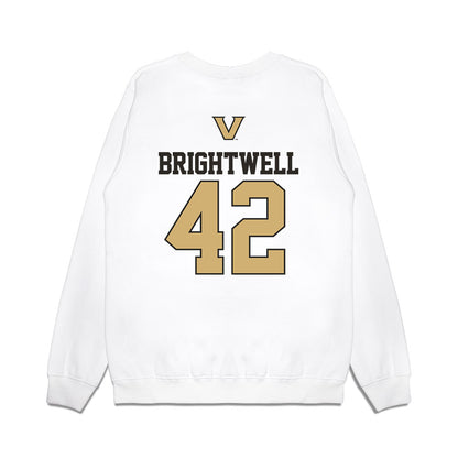 Vanderbilt - NCAA Baseball : Collin Brightwell - USA Premium Crewneck Sweatshirt-1