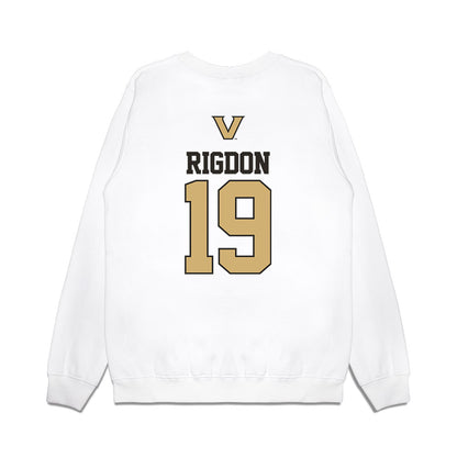 Vanderbilt - NCAA Baseball : Rustan Rigdon - USA Premium Crewneck Sweatshirt-1