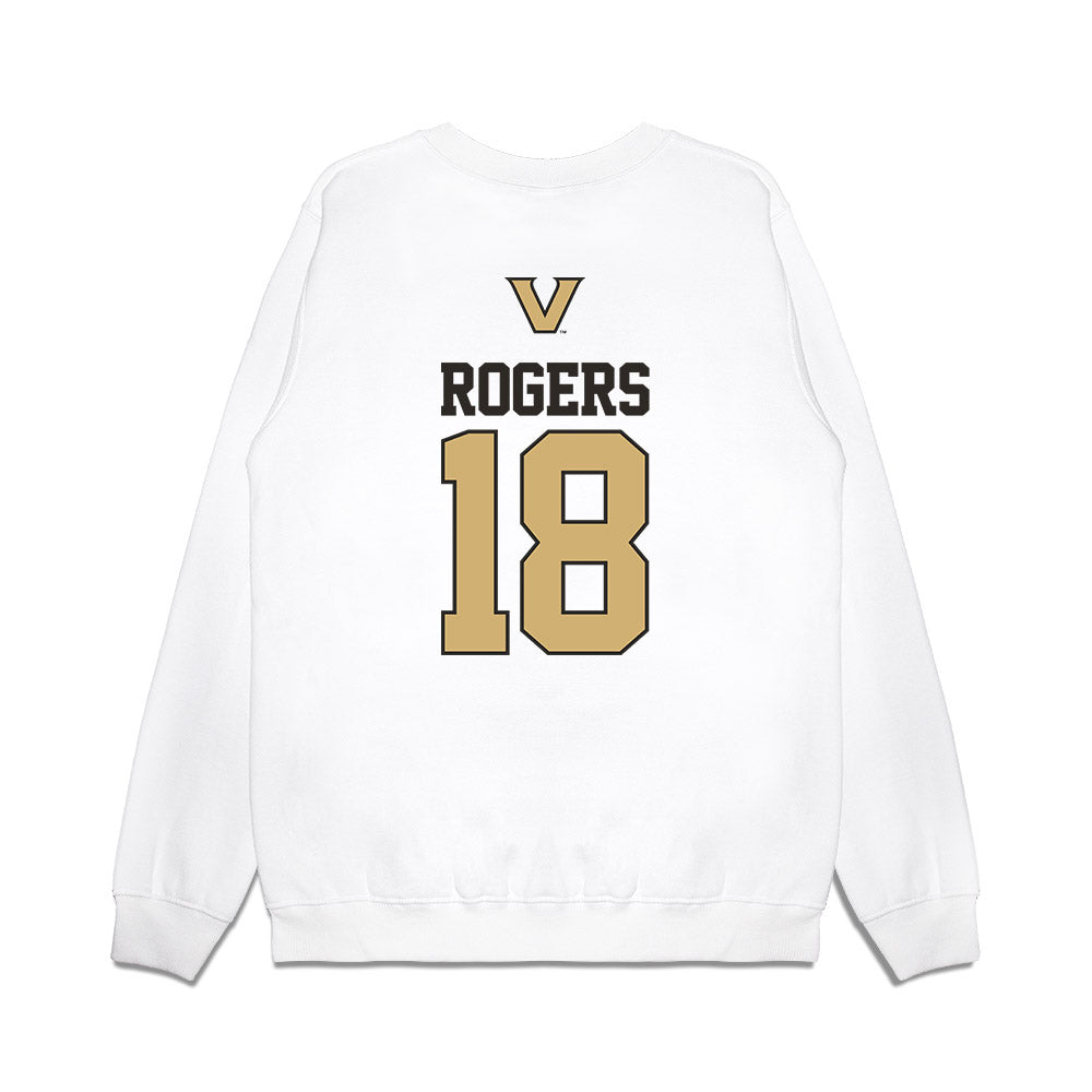 Vanderbilt - NCAA Baseball : John Rogers - USA Premium Crewneck Sweatshirt-1