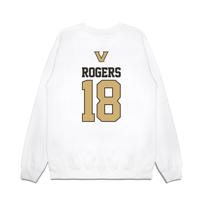 Vanderbilt - NCAA Baseball : John Rogers - USA Premium Crewneck Sweatshirt-1