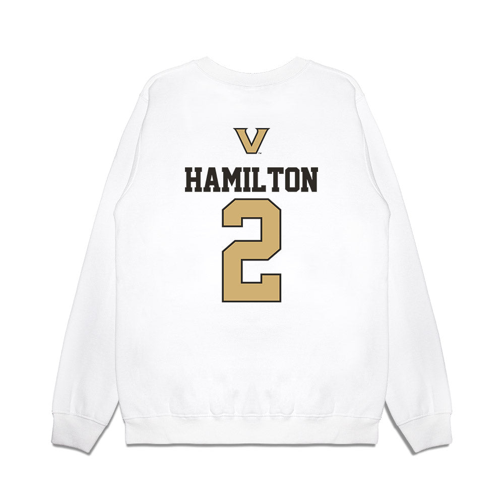Vanderbilt - NCAA Baseball : RJ Hamilton - USA Premium Crewneck Sweatshirt-1