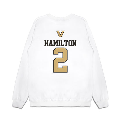 Vanderbilt - NCAA Baseball : RJ Hamilton - USA Premium Crewneck Sweatshirt-1
