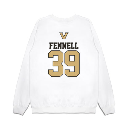 Vanderbilt - NCAA Baseball : Connor Fennell - USA Premium Crewneck Sweatshirt-1