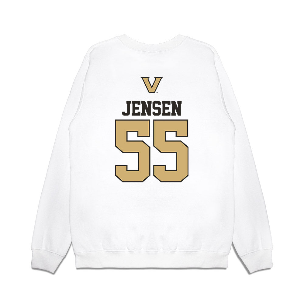 Vanderbilt - NCAA Baseball : Max Jensen - USA Premium Crewneck Sweatshirt-1