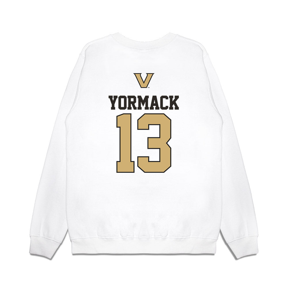 Vanderbilt - NCAA Baseball : Derek Yormack - USA Premium Crewneck Sweatshirt-1