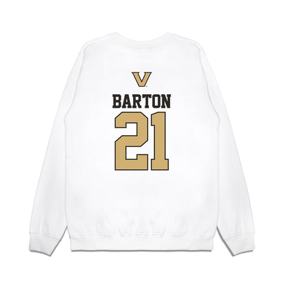 Vanderbilt - NCAA Baseball : Hudson Barton - USA Premium Crewneck Sweatshirt-1