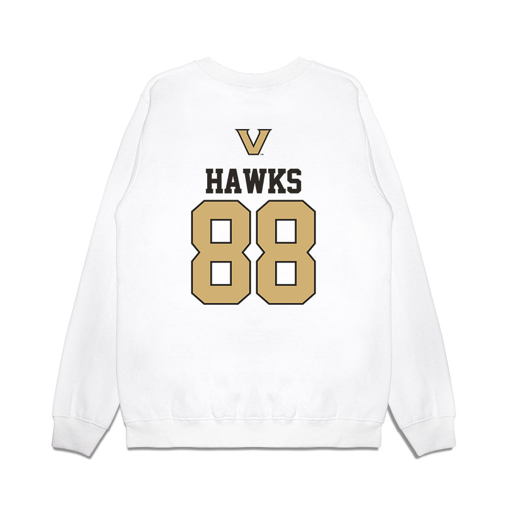 Vanderbilt - NCAA Baseball : Sawyer Hawks - USA Premium Crewneck Sweatshirt-1