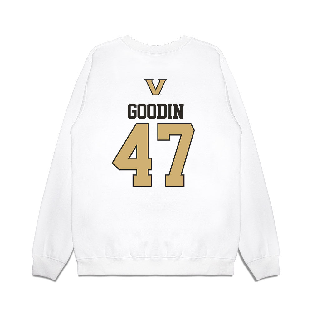 Vanderbilt - NCAA Baseball : Tommy Goodin - USA Premium Crewneck Sweatshirt-1