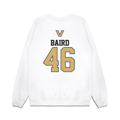 Vanderbilt - NCAA Baseball : Tyler Baird - USA Premium Crewneck Sweatshirt-1