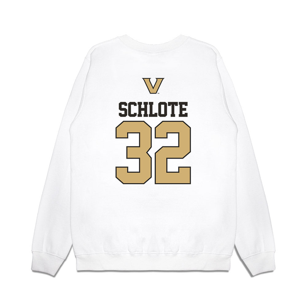 Vanderbilt - NCAA Baseball : Nate Schlote - USA Premium Crewneck Sweatshirt-1