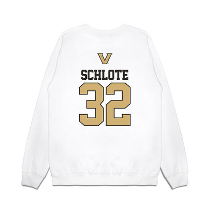 Vanderbilt - NCAA Baseball : Nate Schlote - USA Premium Crewneck Sweatshirt-1
