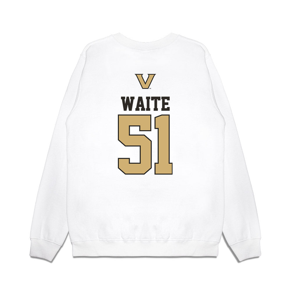 Vanderbilt - NCAA Baseball : Ryker Waite - USA Premium Crewneck Sweatshirt-1