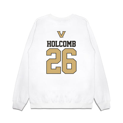 Vanderbilt - NCAA Baseball : Braden Holcomb - USA Premium Crewneck Sweatshirt-1