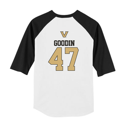 Vanderbilt - NCAA Baseball : Tommy Goodin - USA Youth Raglan T-Shirt-1