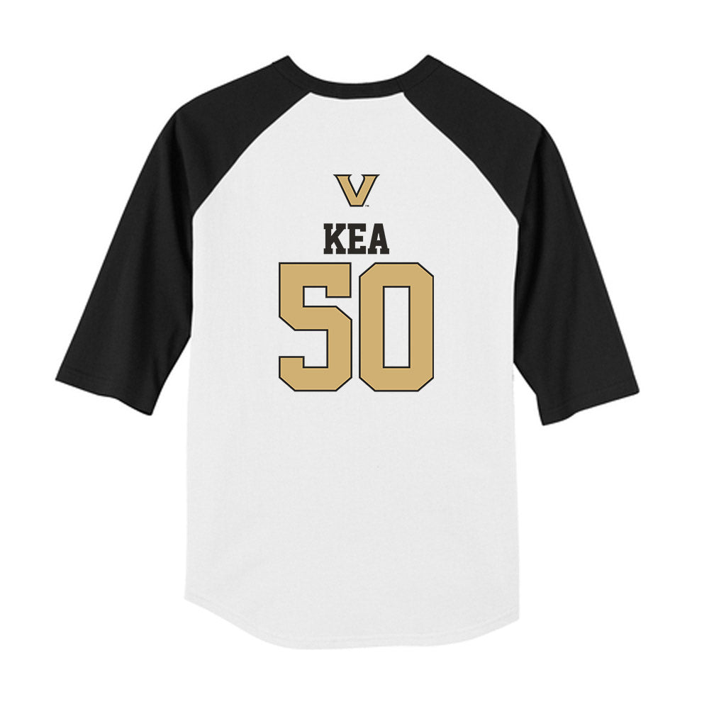 Vanderbilt - NCAA Baseball : Jaydon Kea - USA Youth Raglan T-Shirt-1
