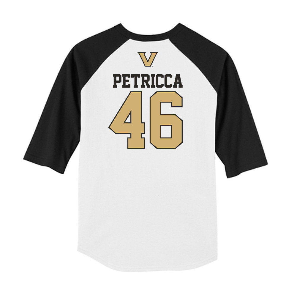 Vanderbilt - NCAA Baseball : Roman Petricca - USA Raglan Shirt-1
