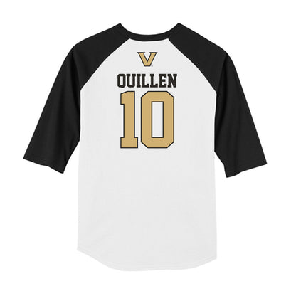 Vanderbilt - NCAA Baseball : Carson Quillen - USA Raglan Shirt-1